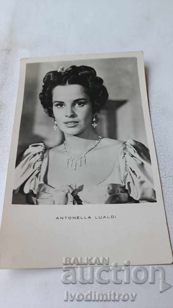 Antonella Lualdi postcard