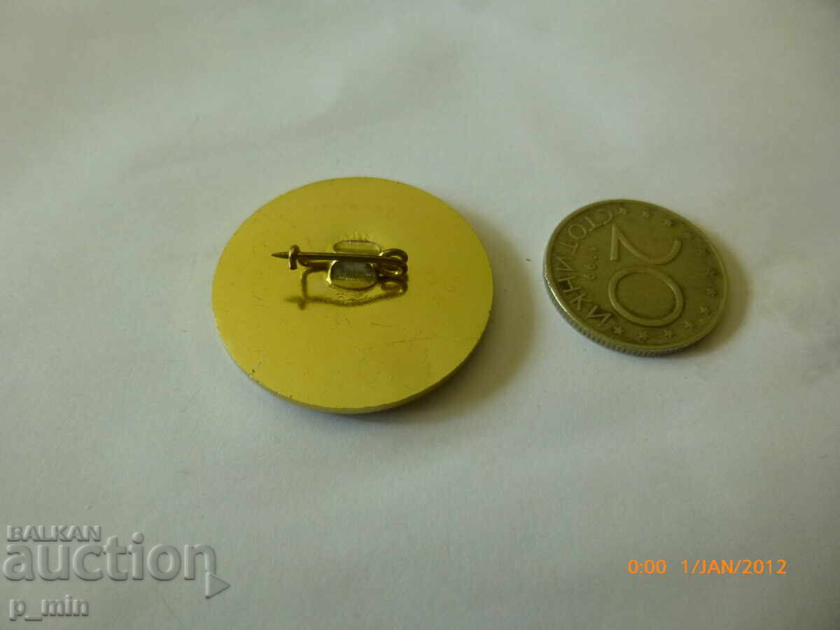 Breast badge - 30 years of Electrification of Railway Transport with price 6.00 BGN | € 3.07