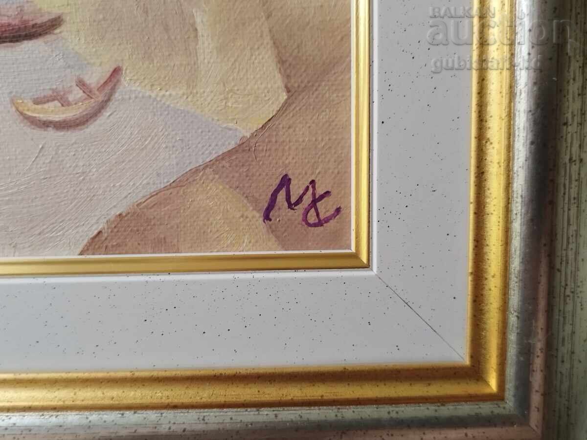 Auction Painting "Bay", artist Milcho Spasov (1950-2023), 41x33 cm Auction Painting "Bay", artist Milcho Spasov (1950-2023), 41x33 cm