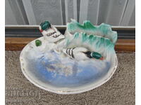 NRB Βουλγαρικό πορσελάνινο ειδώλιο πορσελάνινο τασάκι πάπιες