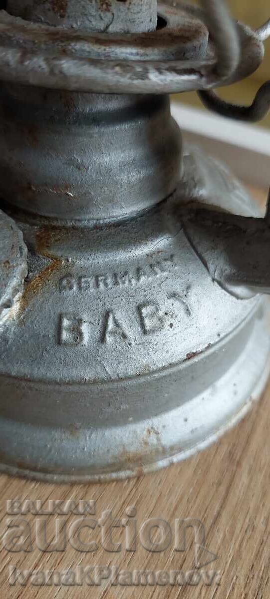 Παράδοση Γερμανική λάμπα γκαζιού για συλλέκτες