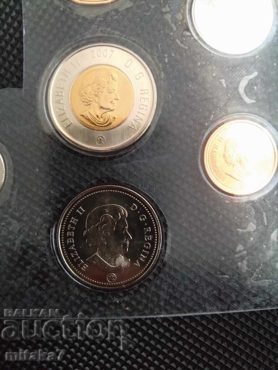 Lot of 2007 coins, Canada - 6 Lot of 2007 coins, Canada - 6