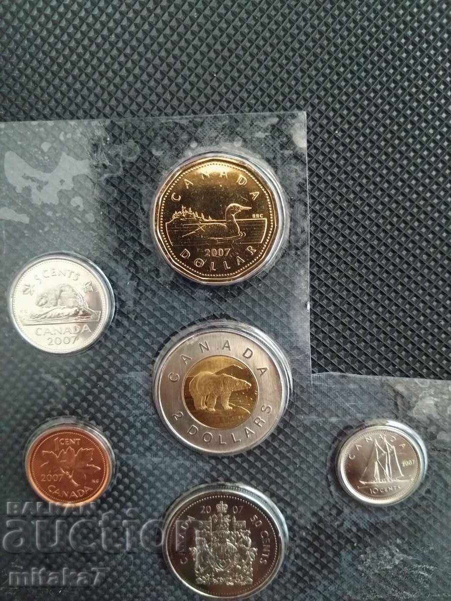 Lot of 2007 coins, Canada Lot of 2007 coins, Canada