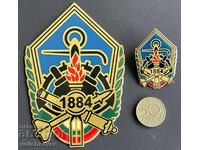 41224 Bulgaria Two Badges Naval Base Varna 1884