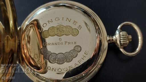 Longines - 14 Carat Gold Watch - Chronograph - Medical - 5