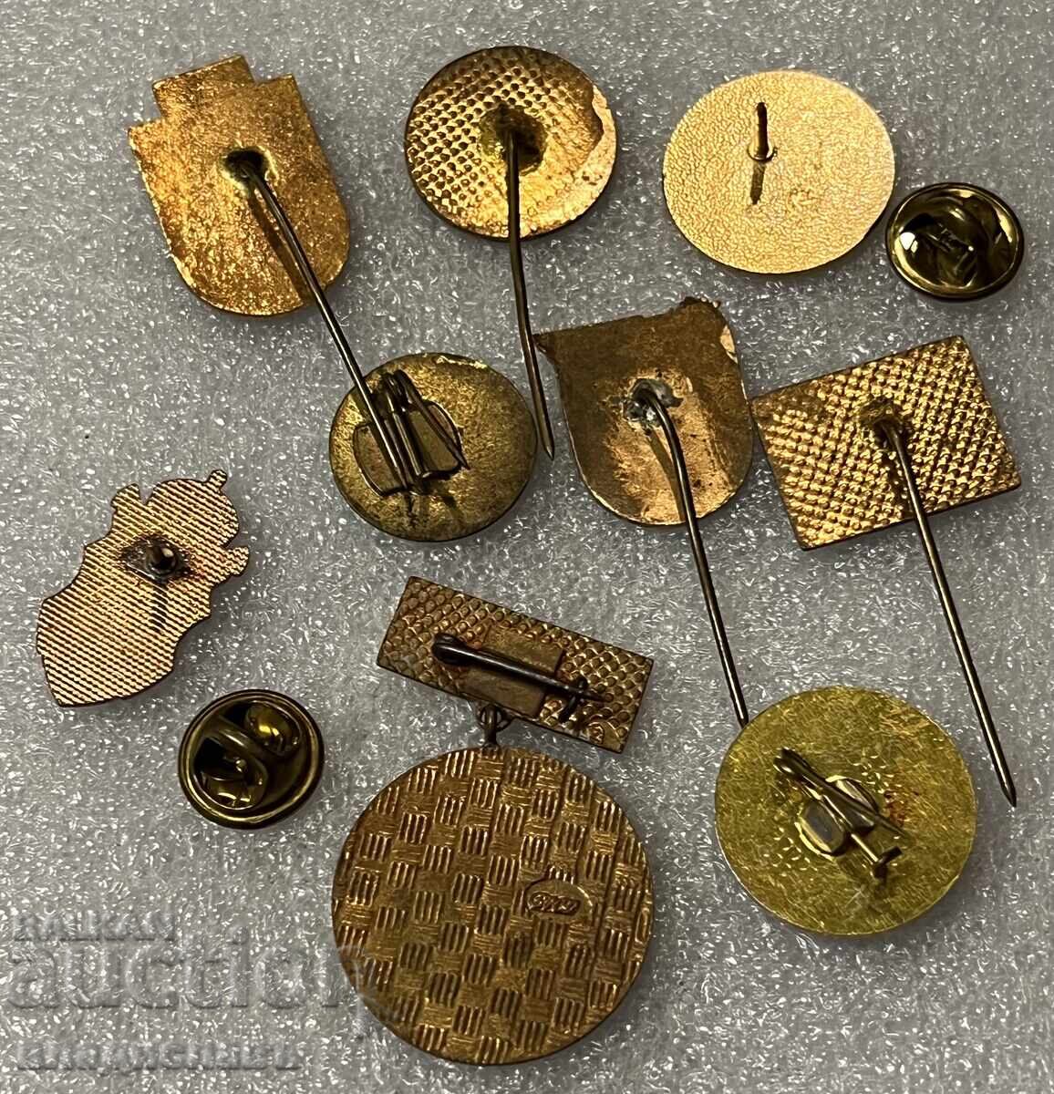 Lot of old Bulgarian badges 3 with price 45.00 BGN | € 23.01 Lot of old Bulgarian badges 3 with price 45.00 BGN | € 23.01