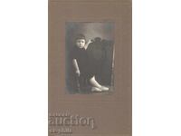 Стара снимка върху картон - Побединка на 2 години