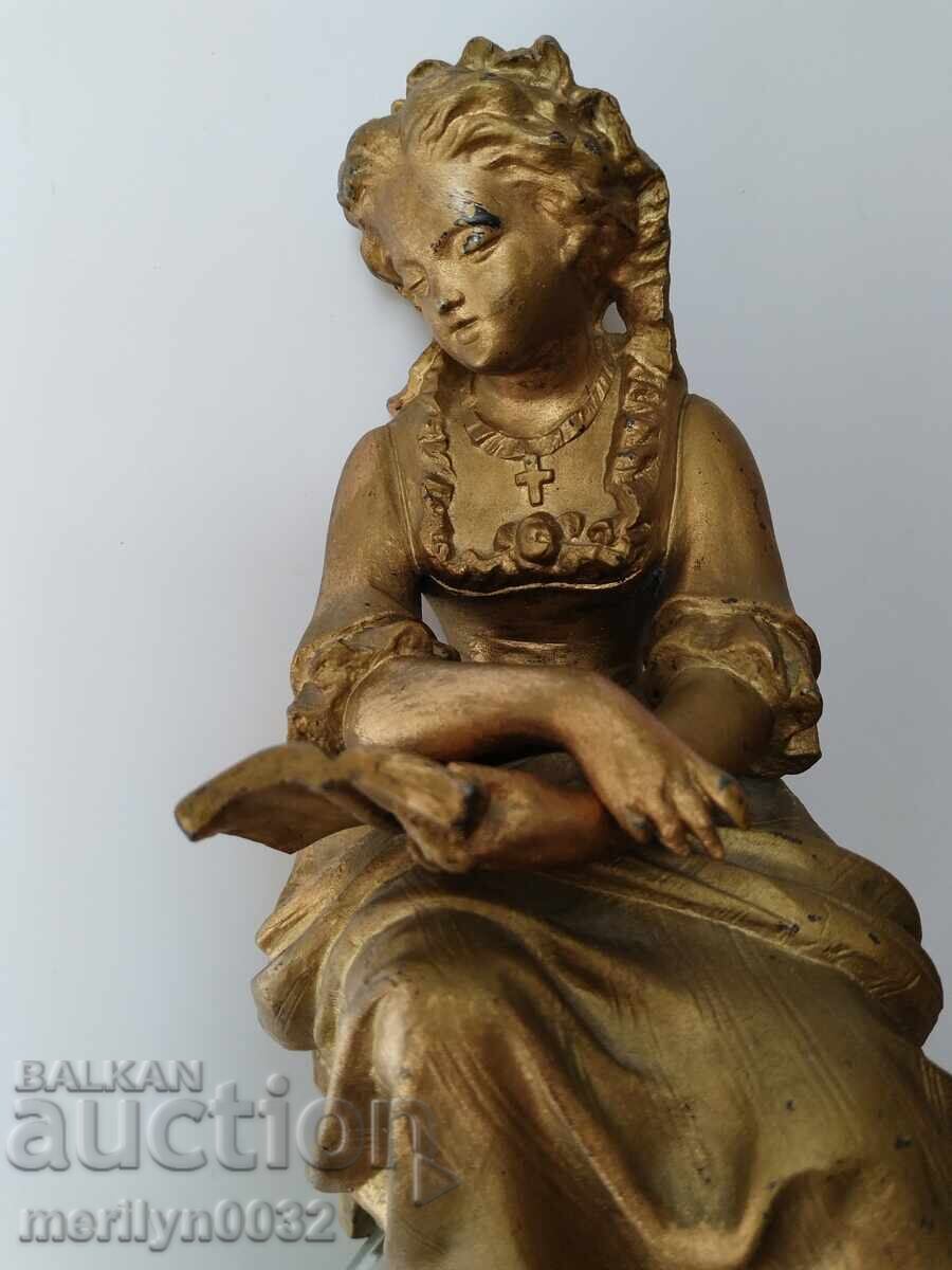 Auction  Figurine figure REGULE plastic sculpture early 20th century