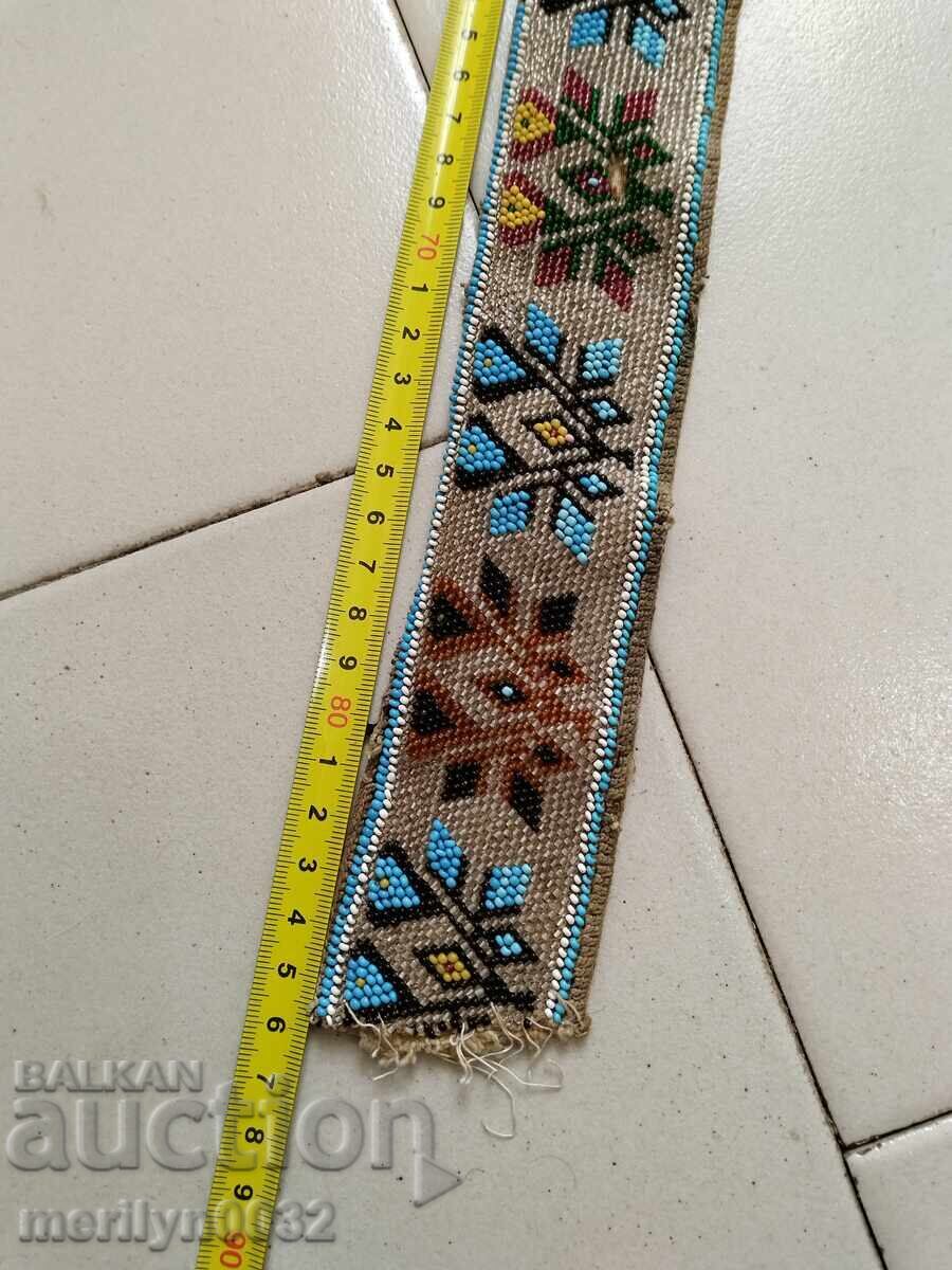 Beaded belt early 20th century costume - 5