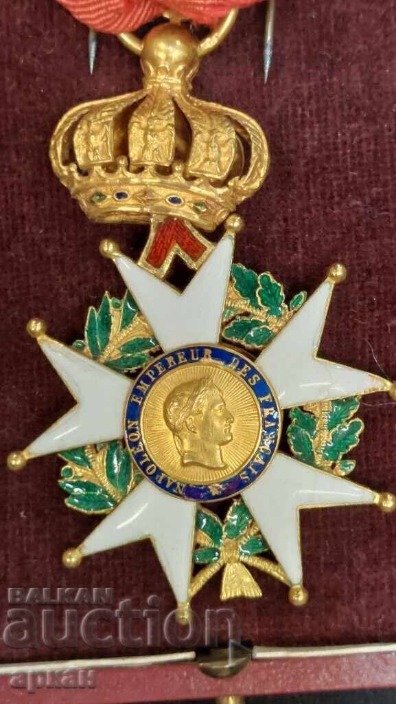 Доставка на Златен орден 18 карата Наполеон Франция Доставка на Златен орден 18 карата Наполеон Франция