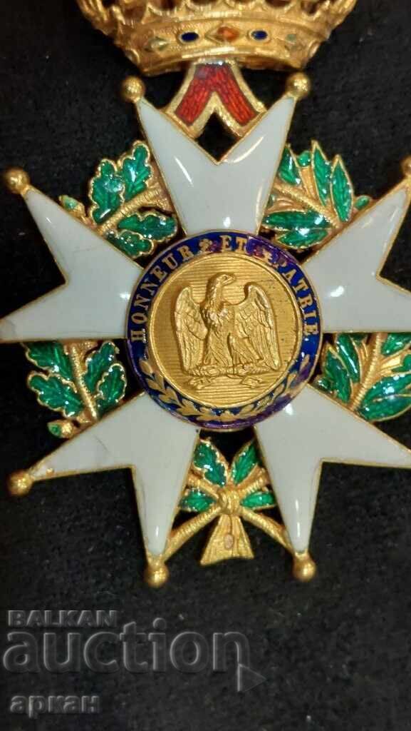 Gold Order 18 Carat Napoleon France - 6