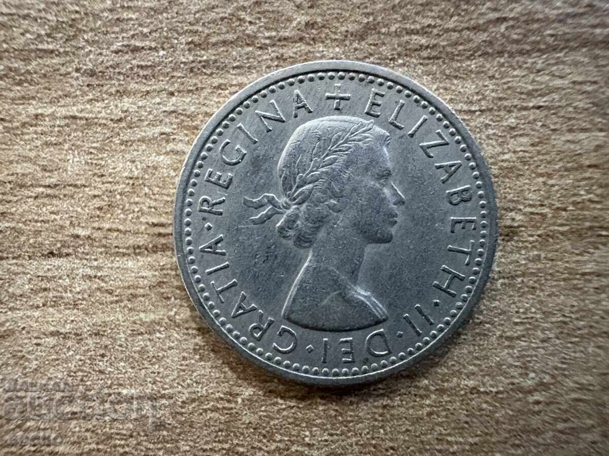 Marea Britanie - 6 pence (1966) cu preț 0.50 BGN | € 0.26 Marea Britanie - 6 pence (1966) cu preț 0.50 BGN | € 0.26