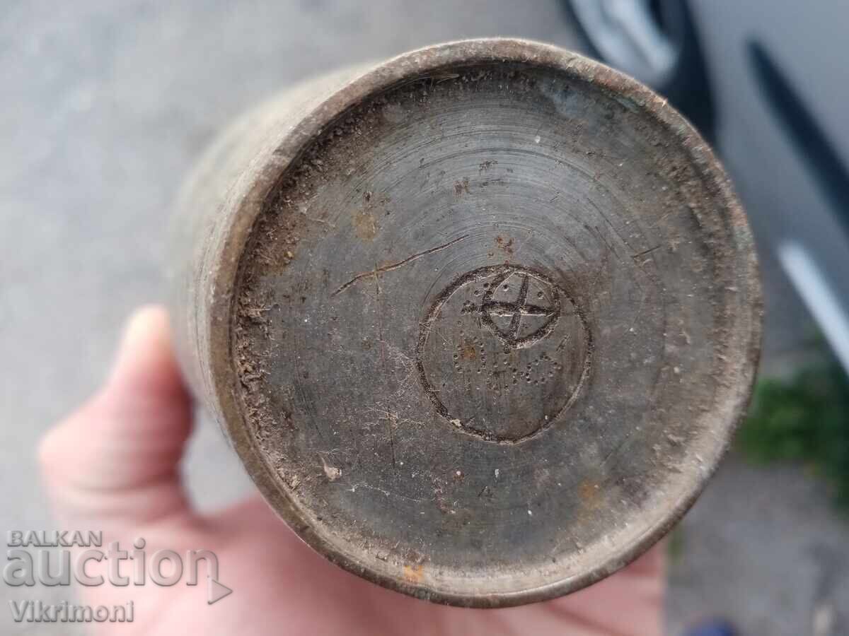 Ceașcă otomană, bocăl, aurire, email, 3 culori, bronz, gravuri cu preț 180.00 BGN | € 92.03