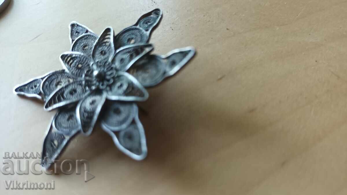 Auction  Revival filigree jewelry, 19th century, button, stud, pin, brooch