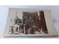 Photo of Five Officers Eating Watermelon on the Frontline WWI