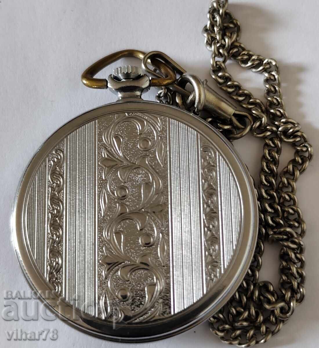 Δημοπρασία Ρολόι τσέπης με φερμουάρ 18 πέτρες