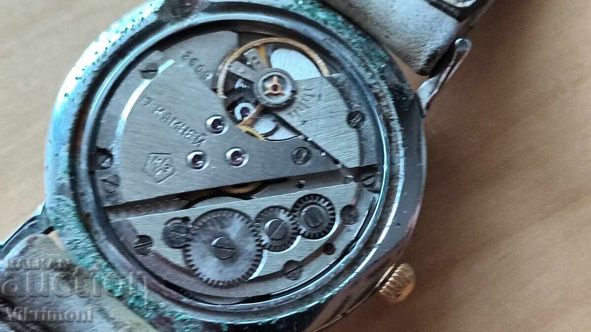 Стар полет 17камъка,Poljot 17 jewels, часовник, ретро, - 7