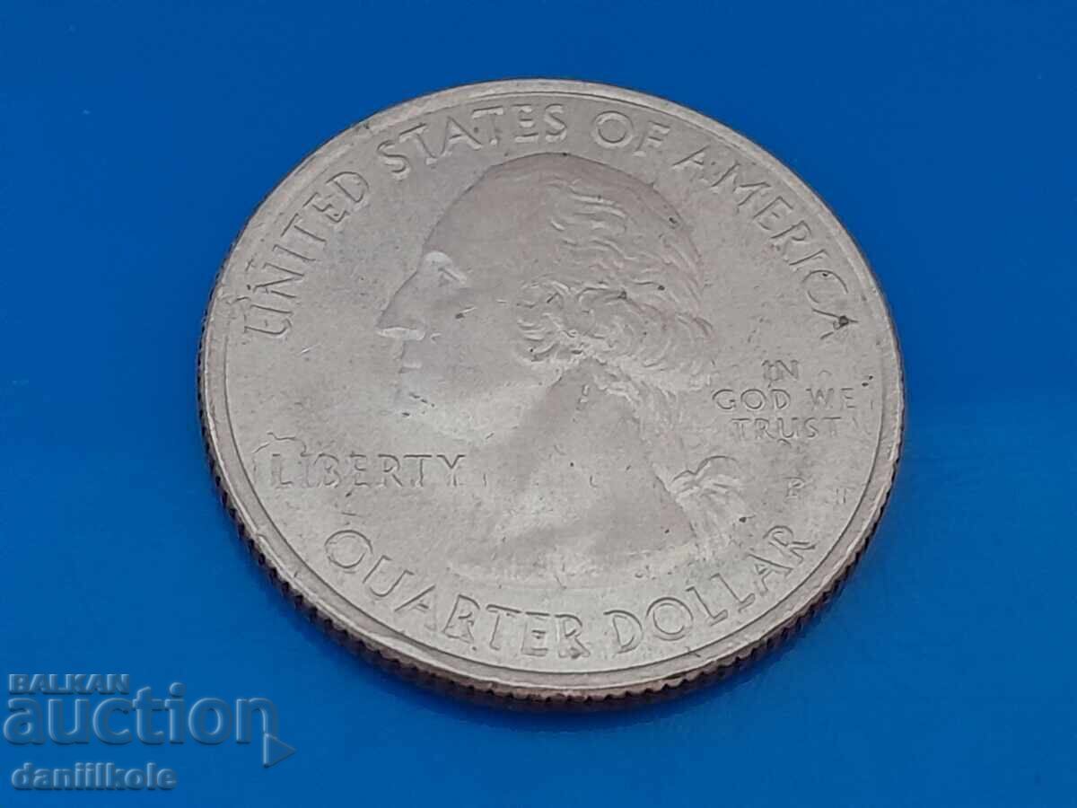 *$*Y*$* ΗΠΑ ΚΟΥΟΤΕΡ 25 ΛΕΠΤΑ 2014 EVERGLADES FLORIDA *$*Y*$* με τιμή 7.63 BGN | € 3.90