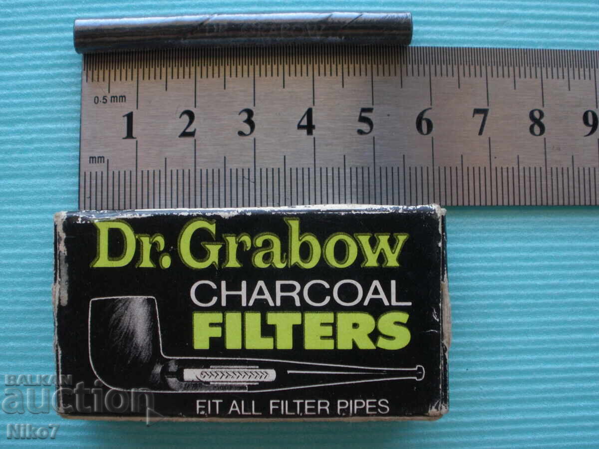 Vintage charcoal filters for pipes - "Dr. Grabow" - 7