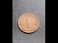 Germany, 1 Reichspfennig 1938