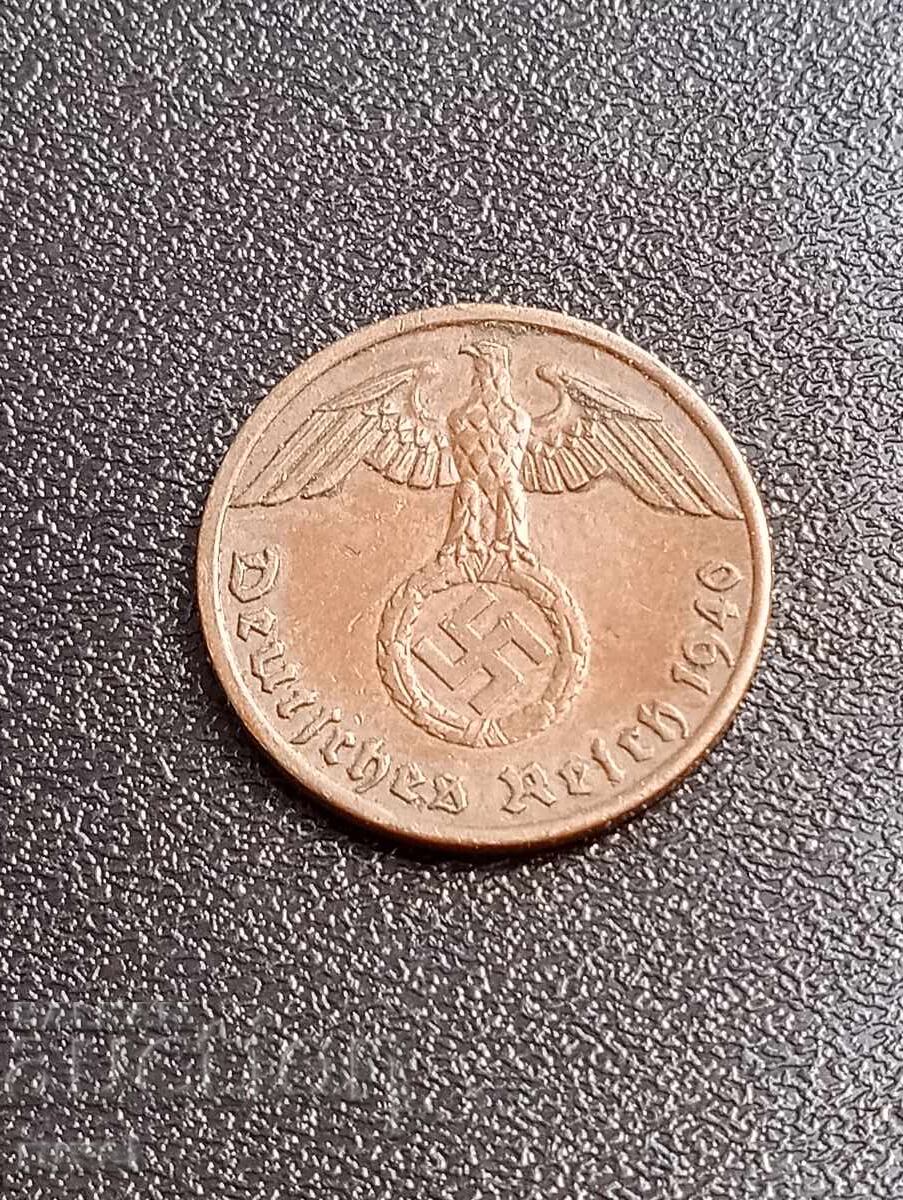 Germania, 1 pfennig Reich 1940 cu preț 4.50 BGN | € 2.30