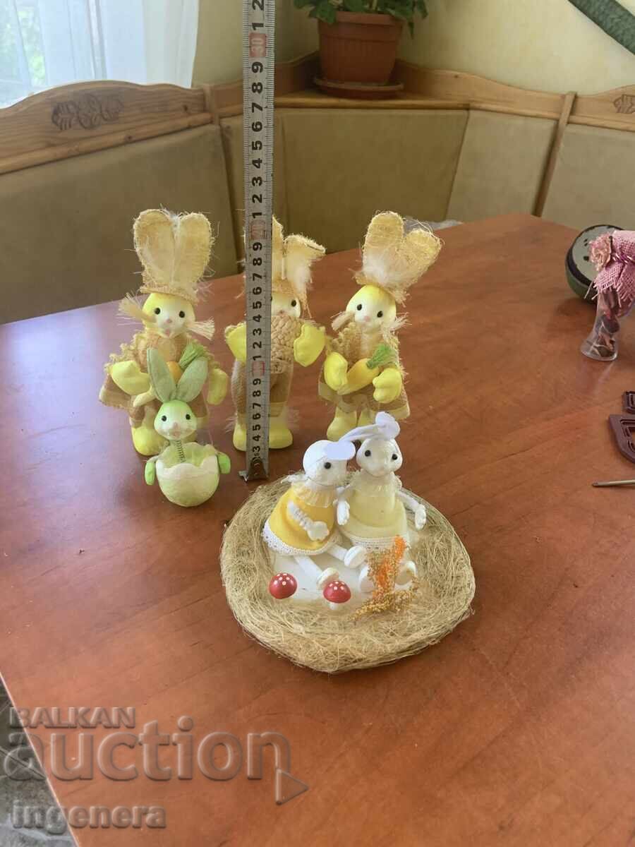 ФИГУРА КУКЛА ВЕЛИКДЕНСКИ ЗАЙЦИ ПЕНОПОЛИСТИРОЛ-НОВО с цена 22.00 лв. | € 11.25 ФИГУРА КУКЛА ВЕЛИКДЕНСКИ ЗАЙЦИ ПЕНОПОЛИСТИРОЛ-НОВО с цена 22.00 лв. | € 11.25