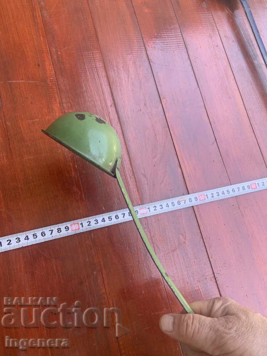 Auction ENAMEL LADLE FROM THE SOCIALIST ERA - TROYAN Auction ENAMEL LADLE FROM THE SOCIALIST ERA - TROYAN