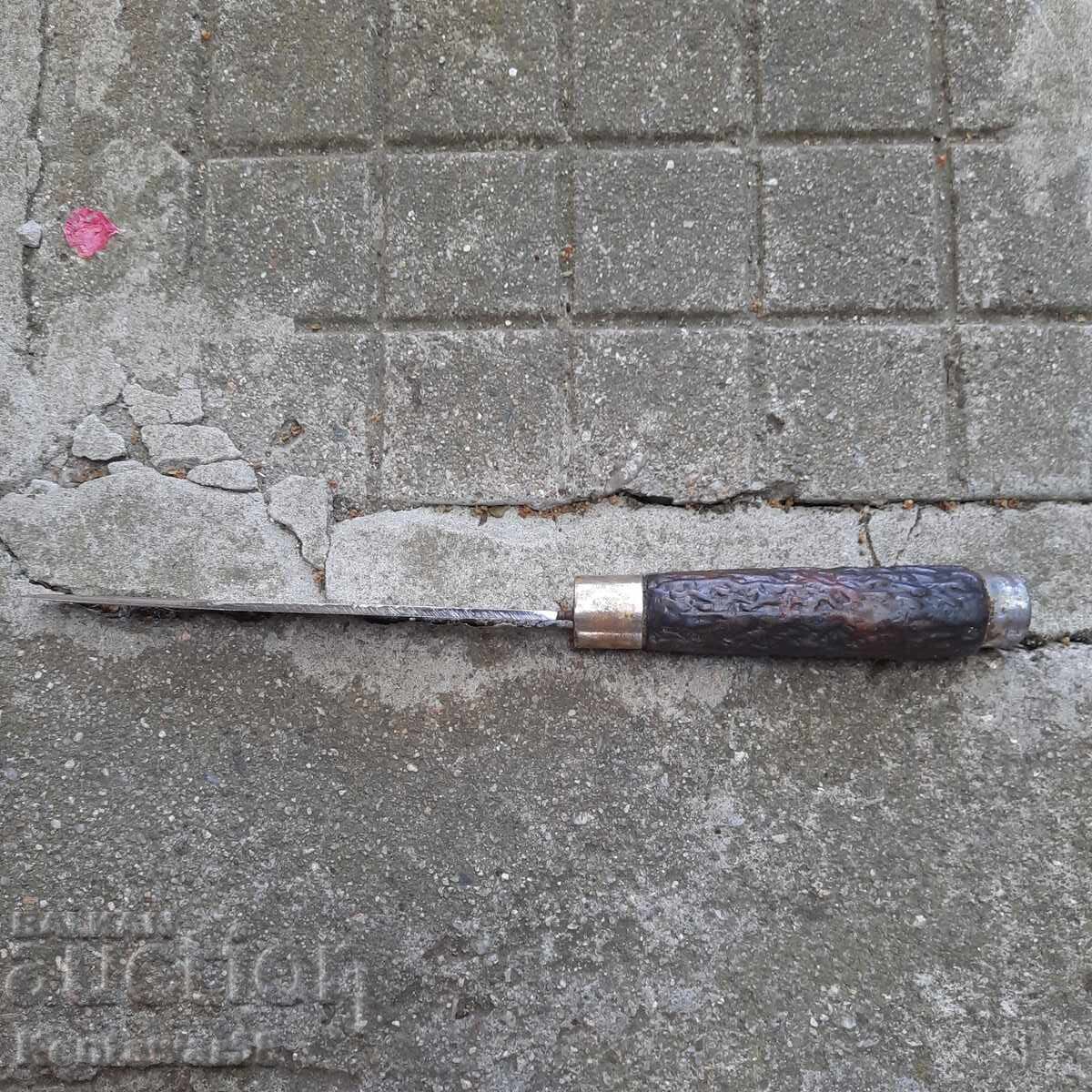 Auction  Old Bulgarian knife with sheath