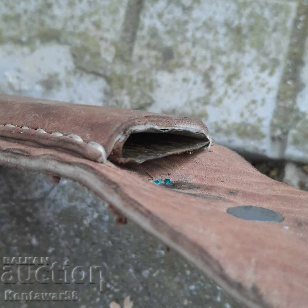 Cuțit bulgăresc vechi Kosteneț, cu teacă - 6