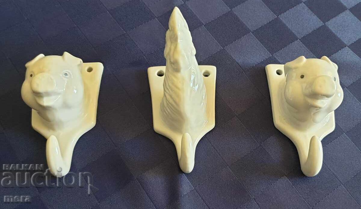 Παράδοση Πορσελάνινες αντίκες κρεμάστρες