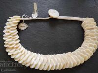 Necklace, splendor and beauty, natural Mother of Pearl, 8.06.25