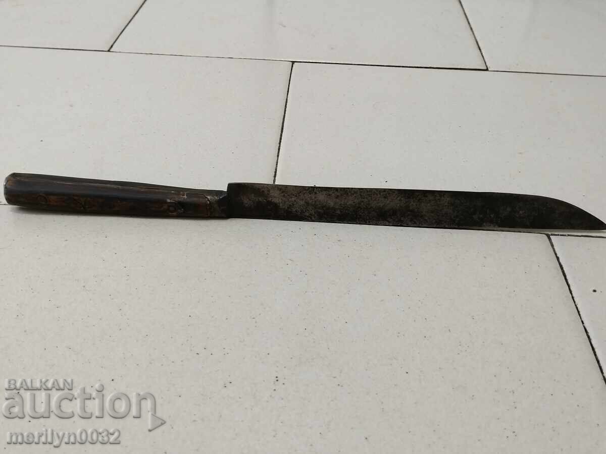 Cuțit Buinovski fără kaniya cu teacă din corn de bivol karakulak - 6 Cuțit Buinovski fără kaniya cu teacă din corn de bivol karakulak - 6