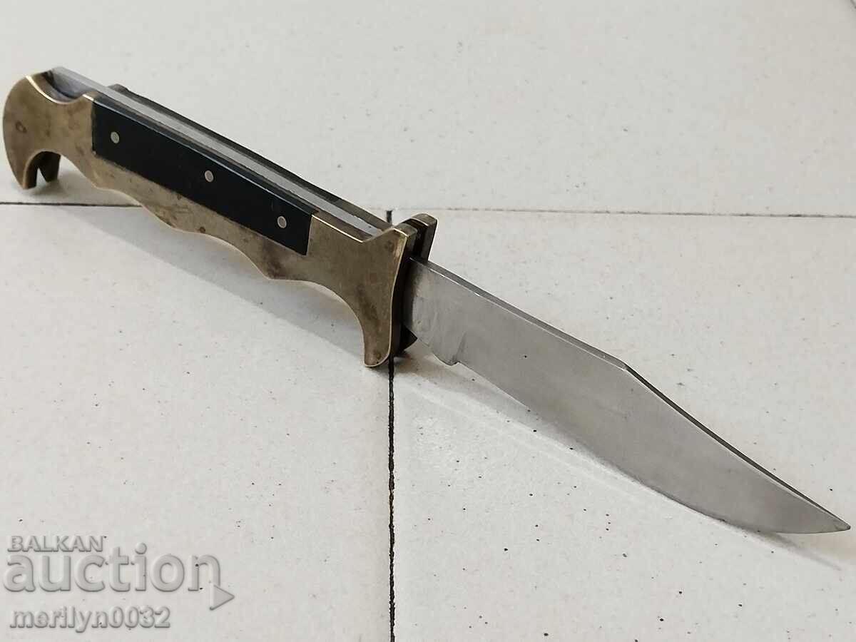 Old massive knife leg knife - 6