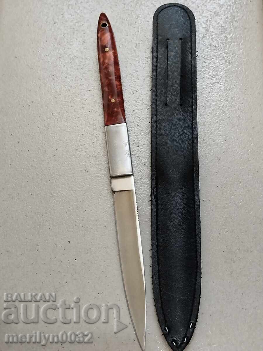 Auction  Knife with scabbard, 70-80s of the 20th century