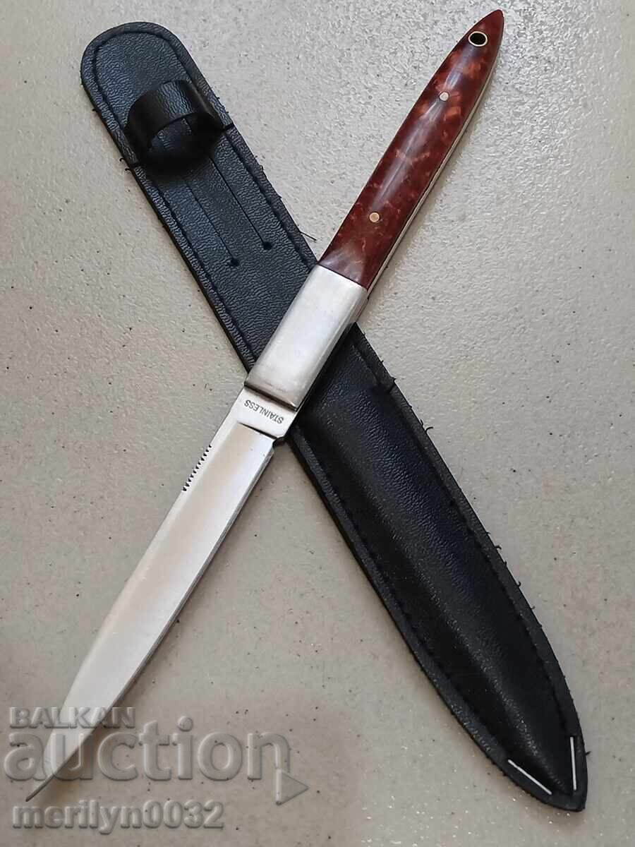Knife with scabbard, 70-80s of the 20th century