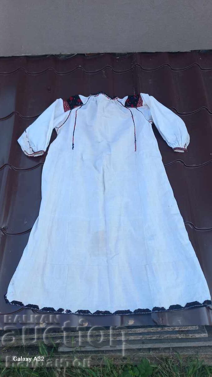 OLD WOMAN'S THRACIAN FOLK COSTUME SHIRT APRON - 7 OLD WOMAN'S THRACIAN FOLK COSTUME SHIRT APRON - 7