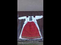 OLD WOMAN'S THRACIAN FOLK COSTUME SHIRT APRON