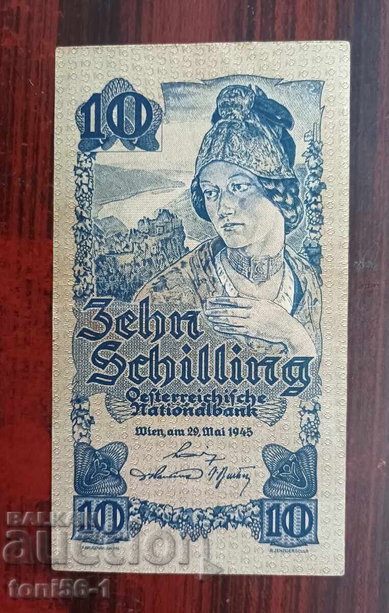 Austria 10 Schillings 1943 Austria 10 Schillings 1943