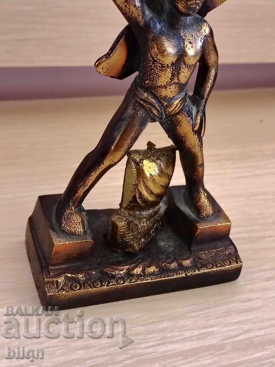 Δημοπρασία Εξαιρετικό Παλαιό Χάλκινο Αγαλμα Ροδιακού Κολοσσού