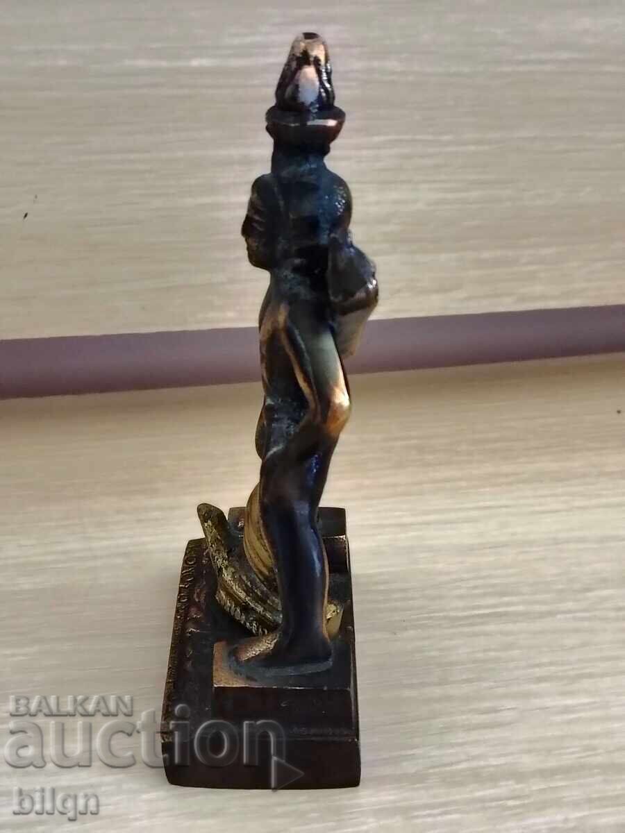 Εξαιρετικό Παλαιό Χάλκινο Αγαλμα Ροδιακού Κολοσσού - 6