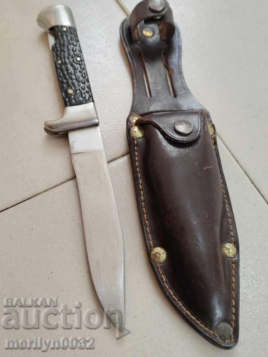 Livrarea Cuțit de vânătoare soc CLASIC NRB Petko Denev Gabrovo 3 lame