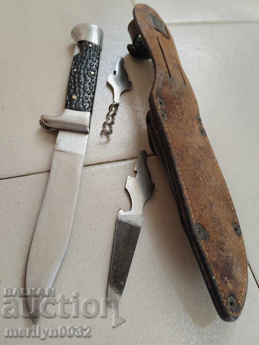 Cuțit de vânătoare soc CLASIC NRB Petko Denev Gabrovo 3 lame - 6