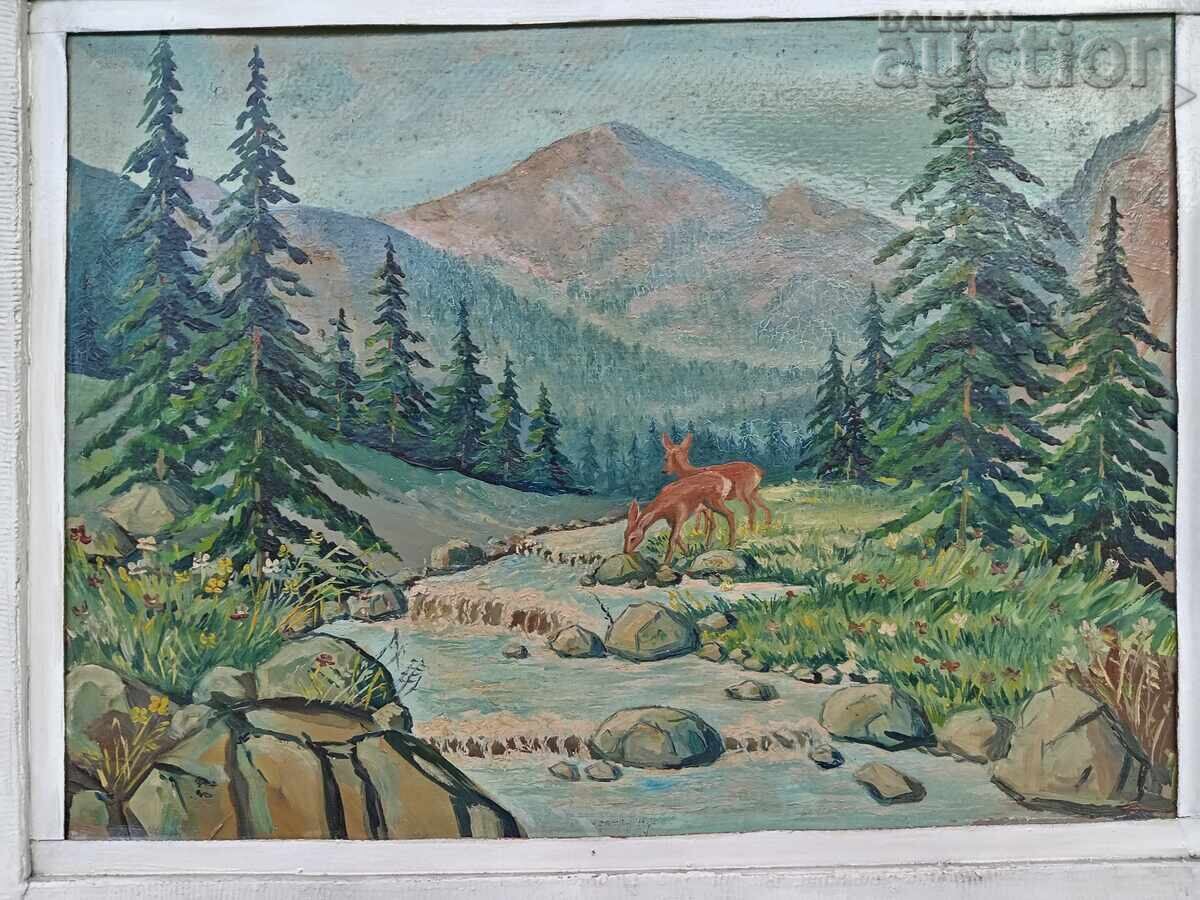 50-те Оригинална Картина масло върху фазер с цена 81.00 лв. | € 41.41 50-те Оригинална Картина масло върху фазер с цена 81.00 лв. | € 41.41