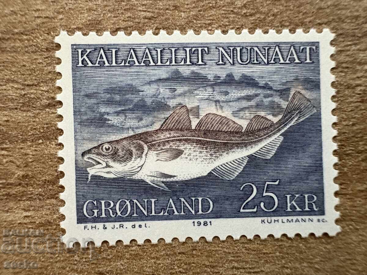 Гренландия - Риба треска (1981) MNH Гренландия - Риба треска (1981) MNH