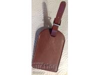 Etichetă din piele SIOUX pentru valiză / geantă de călătorie, set 3 buc