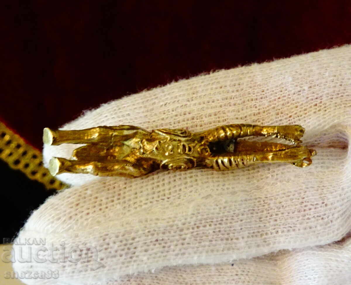 Δημοπρασία Χάλκινο μενταγιόν, φιγούρα Τίγρης Δημοπρασία Χάλκινο μενταγιόν, φιγούρα Τίγρης