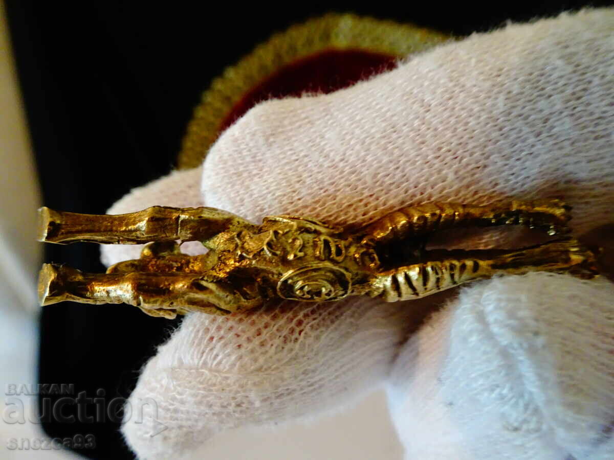 Χάλκινο μενταγιόν, φιγούρα Τίγρης - 5 Χάλκινο μενταγιόν, φιγούρα Τίγρης - 5