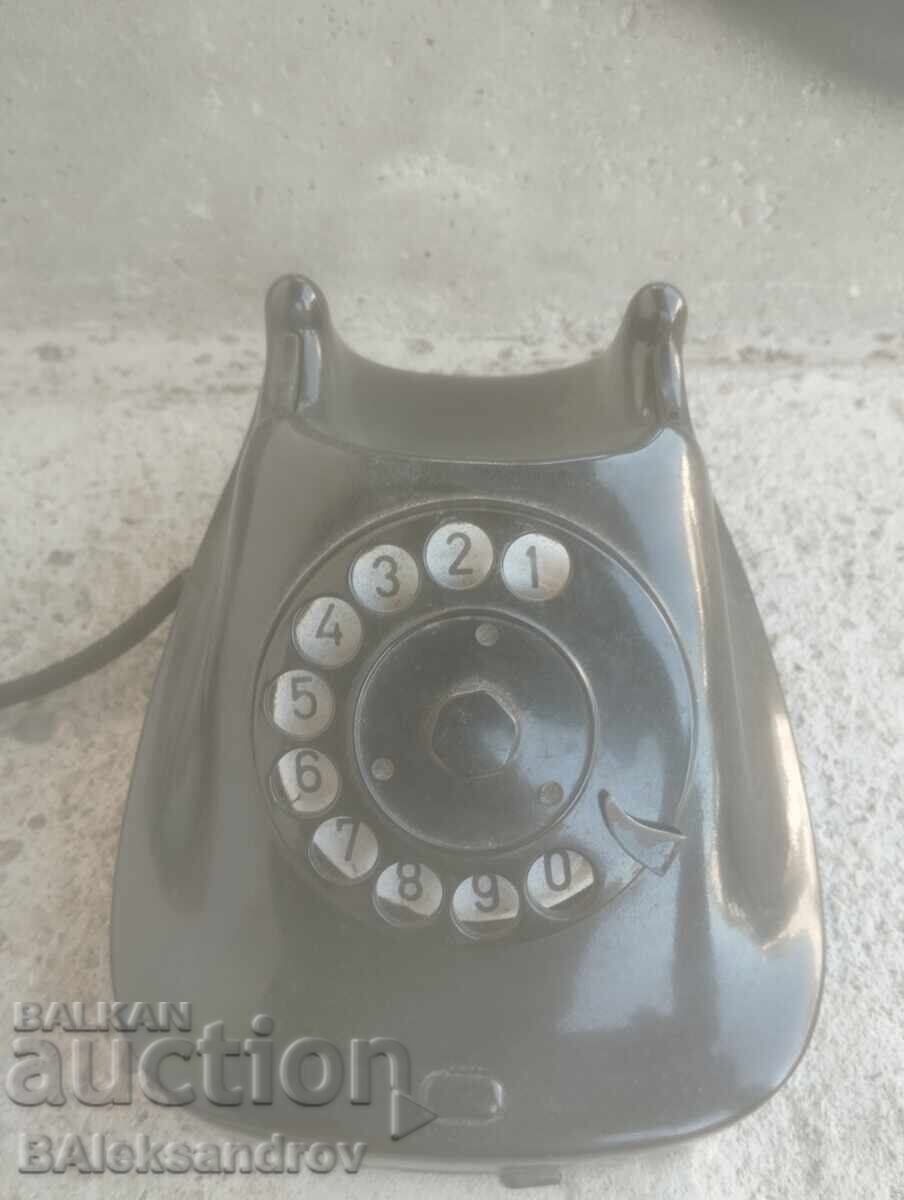 Old bakelite phone with price 5.00 BGN | € 2.56