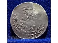 Абасидски халифат aрабска сребърна монета дирхем