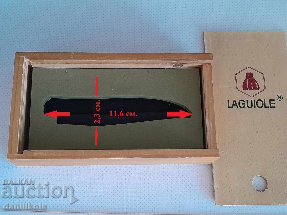 *$*Y*$* ΞΥΛΙΝΟ ΚΟΥΤΙ ΓΙΑ ΜΑΧΑΙΡΙΑ LAGUIOLE ΣΥΛΛΟΓΗ ΣΟΥΠΕΡ *$*Y*$* με τιμή 19.36 BGN | € 9.90